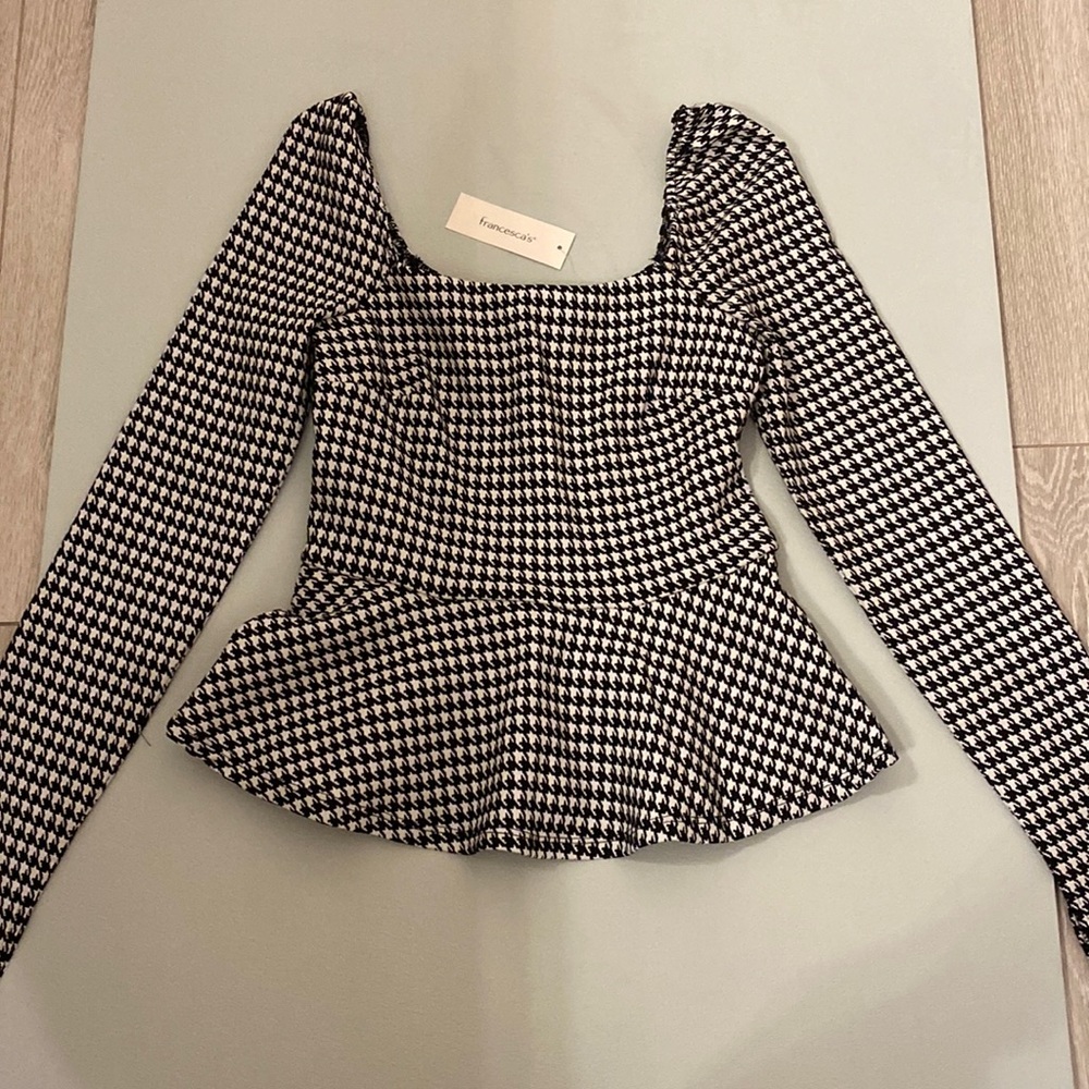 chevron baby doll shirt